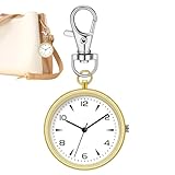 Genérico Ver | Reloj de Acero Inoxidable de 3,23 Pulgadas | Relojes de Bolsillo silenciosos Reloj Compacto Unisex portátil para Viajes Oficina Hogar Accesorio Discreto al Aire
