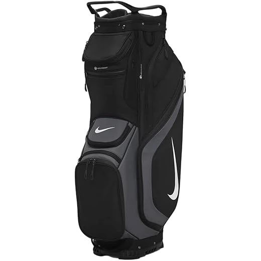 Nike Performance Cart Golf Bag Black | Gray | White