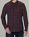 Copper & Oak Men’s Long Sleeve Plaid Corduroy Shirt (Cardinal, S)