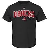 Majestic Arizona Diamondbacks Series Sweep Black T-Shirt Small