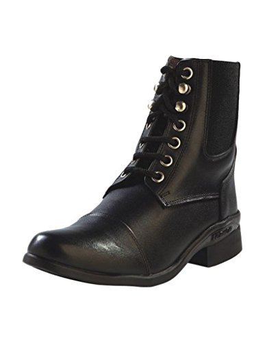 Girls' Lacer Boot (Toddler Big, Black, 11 Little Kid M