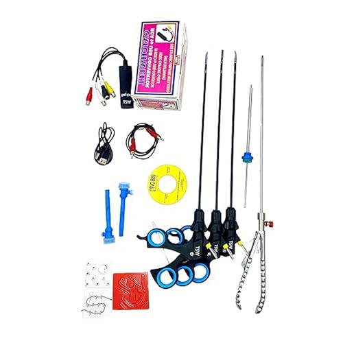 Image of TSW Laparoscopic Endo Trainer with Complete Set | Body Shape Endotrainer | Skill Development and Surgery Training | Laparoscopy Endoscopy Surgery Surgical Instrument