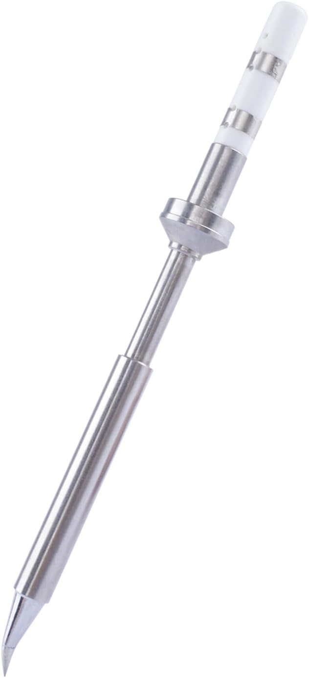 TS100-J02 Soldering Iron Tips, Rapid Heating Replacement Solder Tips Compatible with TS100, TS101, Pine64 and Pinecil Soldering Irons -Accurate Soldering Easy to Install