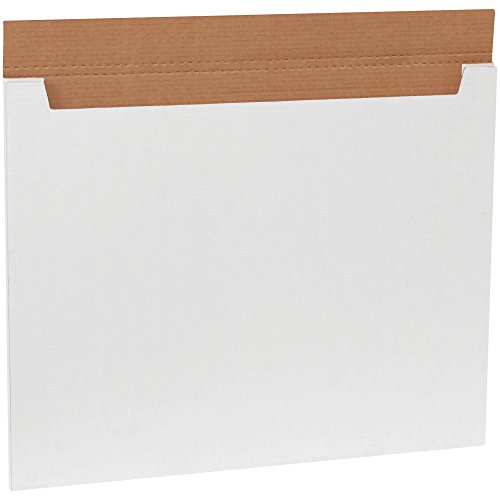 Image of Top Pack Supply Jumbo Fold-Over Mailers, 28 inch x 22 inch x 1 /4 inch, White (Pack of 20)