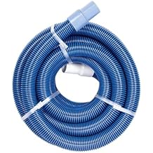HydroTools Spiral Wound Vacuum Swimming Pool Hose with Swivel Cuff - 40 - Blue and White