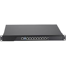 Firewall, VPN, 19 Inch 1U Rackmount Network Appliance, PFSense, OPNsense, Intel I7 4770, RS44, AES-NI, 8 x 2.5GbE 226-V LAN, Console, VGA, 4G RAM, 128G SSD