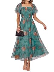 Floral Blue Green Orange