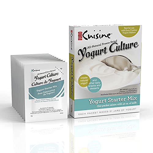 Euro Cuisine RI1020 All Natural Yogurt Culture/Starter 2 Boxes (Each Box Contains 10-3 g Packet)