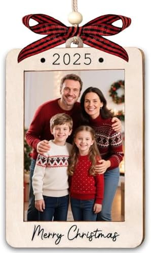 Christmas Ornaments Merry Christmas Picture Frame Ornament 2025,P...