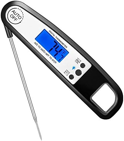 EldHus Digital Instant Read Meat Thermometer with Beer Screwdriver