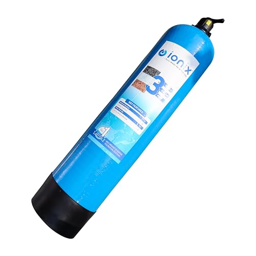 Image of Ionix Clear Pro Manual - Easy Self-Backwash 3-Stage Water Treatment System | 13 inchx54 inch Compact Design | DIY-Friendly | Works on Sediment, Hardness, Scaling, and Turbidity