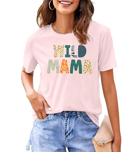 Image of Family Trips Matching Shirts : Wild One Print Tee Safari Animal Theme Parent-Child Outfit