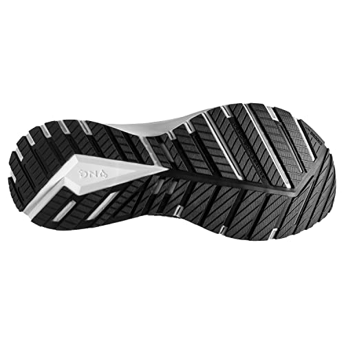 Brooks Revel 5 Sneakers For Women Offers Rubber Outsole, Lace-Up Closure, And Arrow-Point Outsole Pattern Black/Metallic/White 9 B - Medium #TOP5