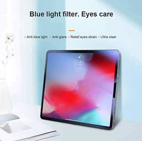 Image of LF Screen Guard Compatible With Lenovo Tab K10 FHD -(TB-X6C6F, TB-X6C6X) (NOT A TEMPERED GLASS-Unbreakable) [Bubble Free], [Anti-Scratch] - Anti Blue
