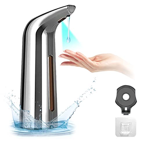 Dispenser di sapone automatico, Dispenser di sapone elettrico senza contatto da 400 ml, dispenser di sapone con Sensore Infrarossi, dispenser di sapone in schiuma resistente per cucina, bagno