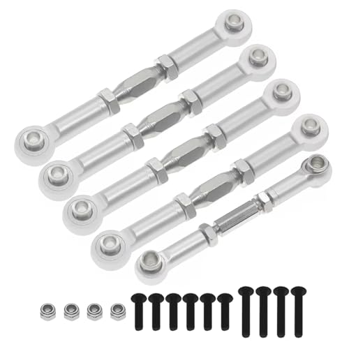 RC�����P�[�W�p�[�c Compatible With Redcat For Blackout SC For XTE For XBE 1/10 RC�J�[�A�b�v�O���[�h �^�C���b�h�����N �����P�[�W���b�h�p�[�c �^�[���o�b�N�� ���b�h�G���h�t��(Silver)