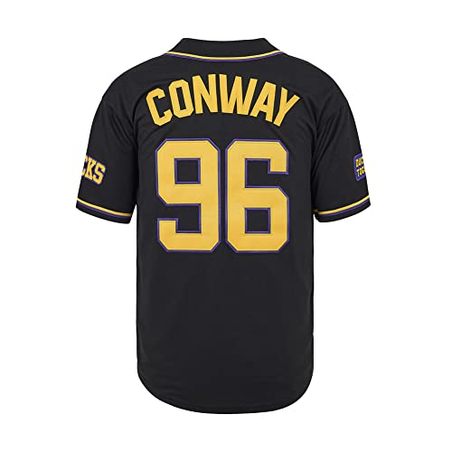 D-5 Men Mighty Ducks Baseball Jersey #96 Conway #99 Banks miniatura 5