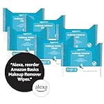 Amazon Basics Hydrating Makeup Remover Wipes, 150 wipes (Pack of 6) - Image 5