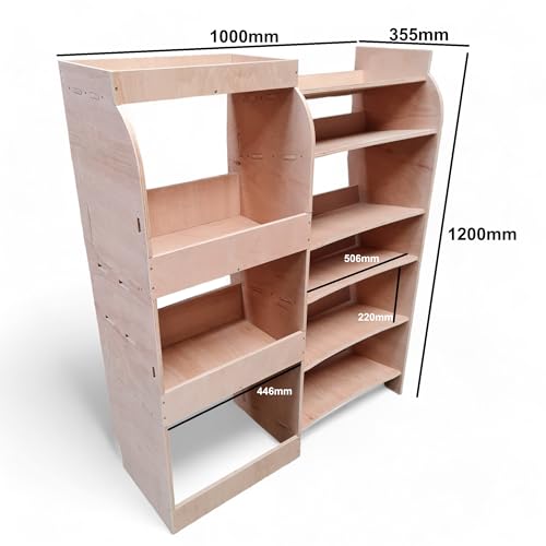 DIN Ford Transit Custom L1 (SWB) 2024+ Toolbox & Rear Van Rack