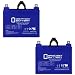 12V 35AH Gel NB Replacement Battery Compatible with Pride Mobility 1103 Wheelchair - 2 Pack
