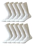 [NAKAMAJITA] 28-30㎝ 10足セット メンズ 靴下 大きいサイズ 抗菌防臭加工 かかとつま先補強 ホワイト ビジネス 通勤 通学
