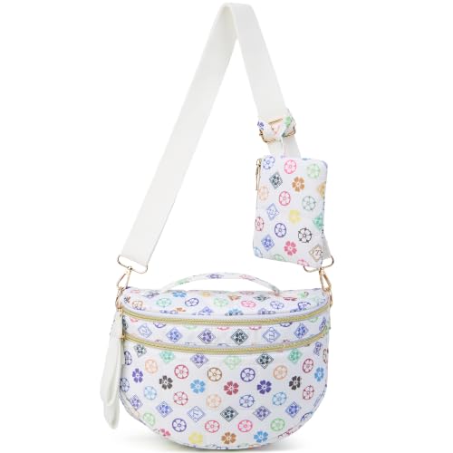 Image of Makes Checkered Crossbody Bag Bum Bag for Women with Pouch