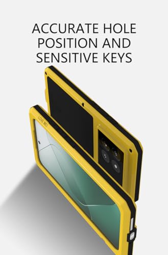 Coque Xiaomi 14 en aluminium robuste et verre premium blanc