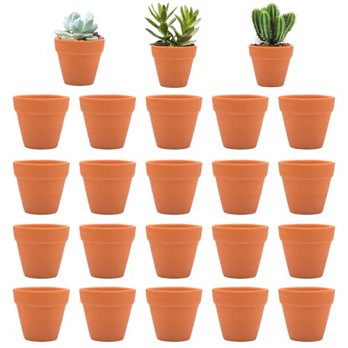 Cisolen 20 macetas de terracota pequeñas