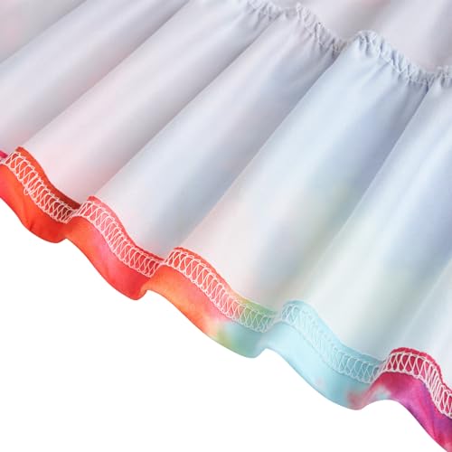 Image of Vieille Toddler Girls Summer Dress Ruffle Casual Beach Sundress 2-8 Years