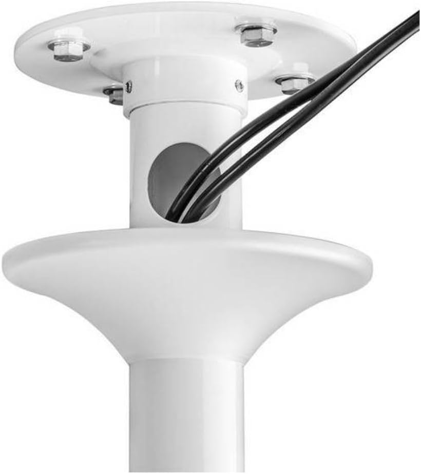Atdec TH-3070-CTLW Ceiling Mount with Long Drop Length for Displays up to 143-Pound, 74.8-Inch, White