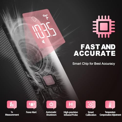 image for GoodBaby No-Touch Thermometer for Adults and Kids, Digital Accurate Ba