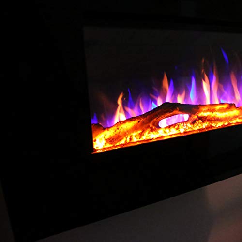 Ezee Glow Mini Zara 42 Black Wall Mounted or Recessed/Built in Electric  Fire : Amazon.co.uk: DIY u0026 Tools