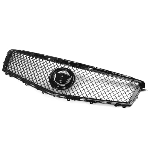 Calandre avant pour Cadillac ATS Berline 4 portes 2013-2014 grille de ventilation noire en nid d'abeille