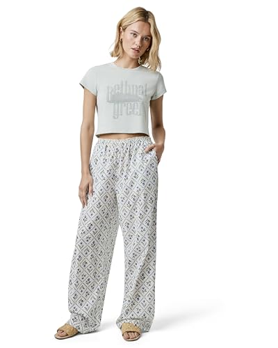 florence by mills Women's Cabana Dreams Collection Wide Leg Lace Trim Pant2