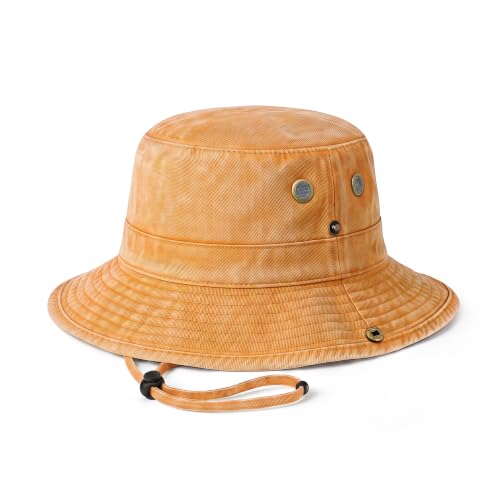 Image of Hot Summer Bucket Hat - Trendy Cotton Sun Hat for Beach, Golf, Fishing