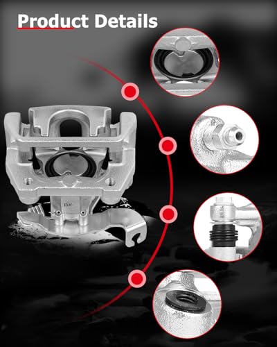 Image of cciyu 18B4946 18B4947 Rear Left & Right Brake Calipers With Bracket For Ford For Five Hundred /For Freestyle /For Taurus /For Taurus X,For Mercury For Montego /For Sable