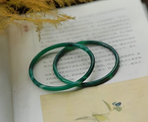 Image of Natural Agate Bracelet Bangle With Gift Box Free