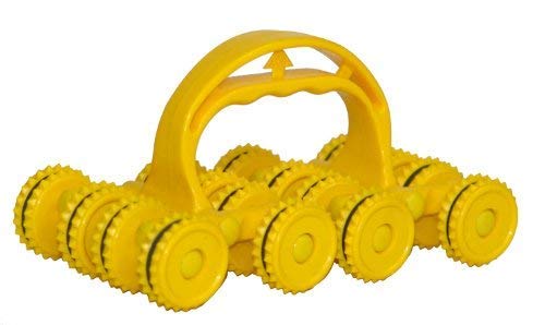 ACUPRESSURE Body Care II Magnetic 16 Wheel Pointed Magnetic Massager Mannual Yellow