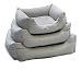 Karlie Charly, Hundebett, Hellgrau, 95x80x25 cm