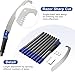 Starbover Pruning Saw Blue, Garden Saws Pruning Saws for Trees with Curved Blade, Pole Saw long reach 10FT for Trimmer Yard Garden Patios Trees Branches