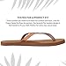 FLOJOS Women's Serenity Flip-Flop, tan, 7