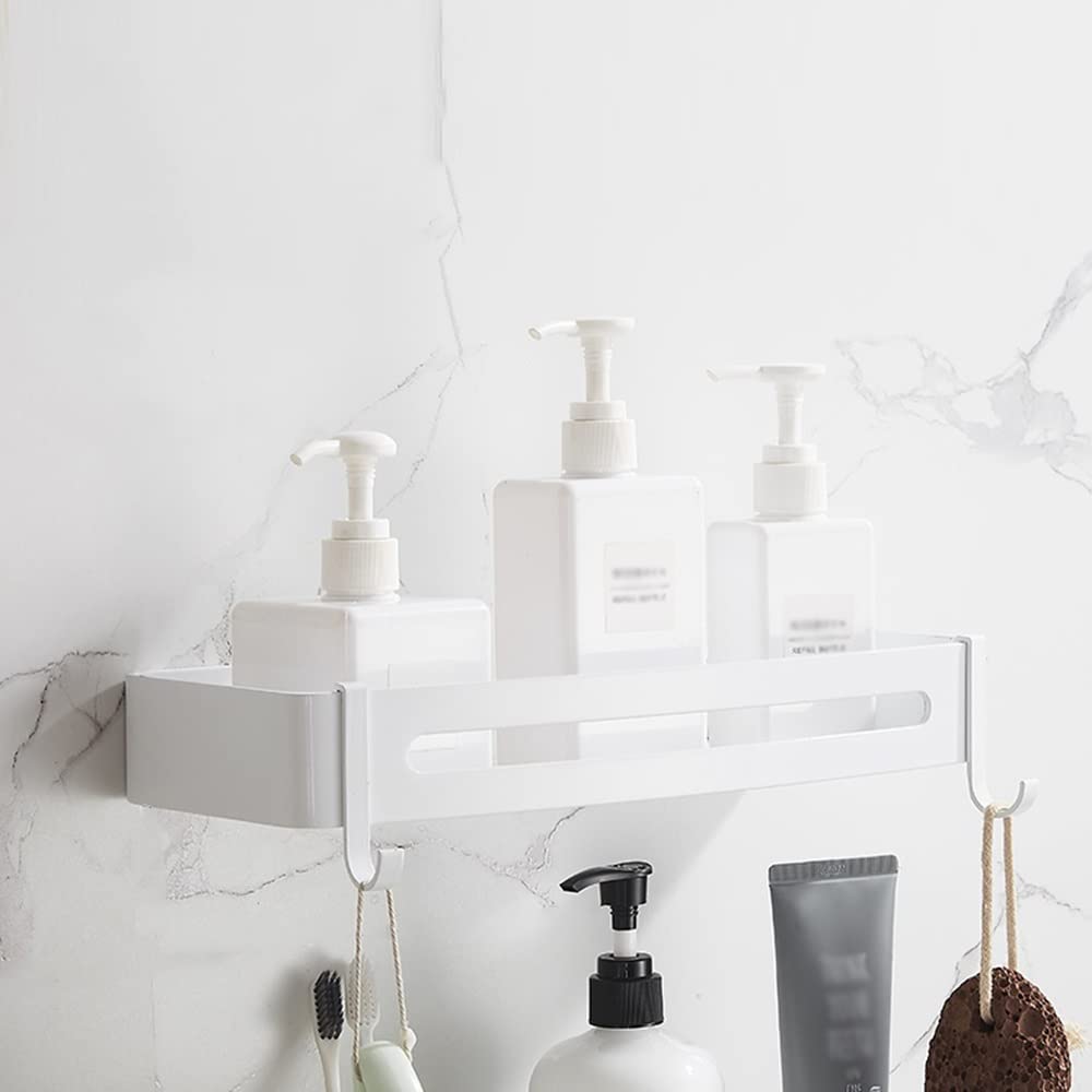 LUUYYI Shelves Corner Shower Caddy Space Aluminum Bathroom Shelf Floating Shelves Finishing Storage Rack Bathroom Hardware Wall Mounted