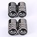 TK-KLZ 5Pcs Chrome Car Tire Valve Stem Caps for Subaru BRZ Outback Forester XV Legacy Exiga Ascent Decorative Accessories