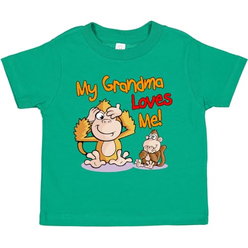 inktastic My Grandma Loves Me Monkey Toddler T-Shirt