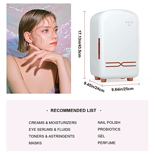 S SMAUTOP mini koelkast, 12 liter draagbare schoonheid make-up huidverzorging koelkast, cosmetica koelkast compacte… - Image 8