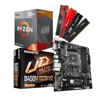 KIT UPGRADE RYZEN 5 5600X + B450M DS3H V2 + 16GB 3200MHZ