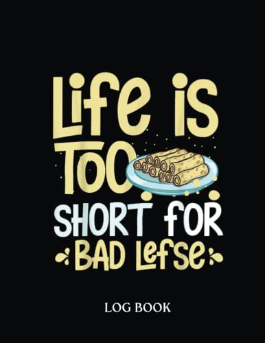 Recipe Logbook: Lefse Norwegian Bread Recipe Maker Flatbread Rolling 411 Pages 8,5 X 11"' Recipe Log Book Tracker | Best Gift For Cooking Lover. #TOP24