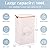 LONBET Laundry Basket with Lid, Made from Breathable Fabric | Aesthetic Clothes Hampers for Laundry with Side Handles & Sturdy Bamboo Frame (26 Gallons - Single, Beige)