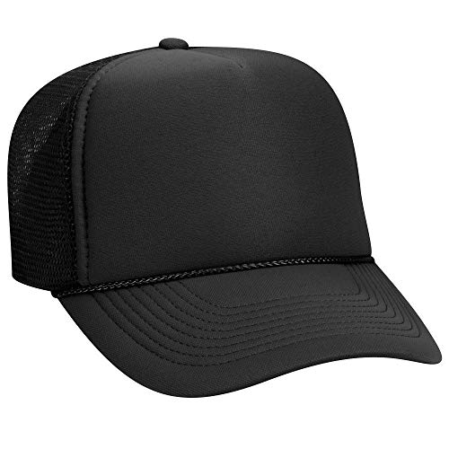 Image of OTTO Polyester Foam Front 5 Panel Pro Style Mesh Back Trucker Hat