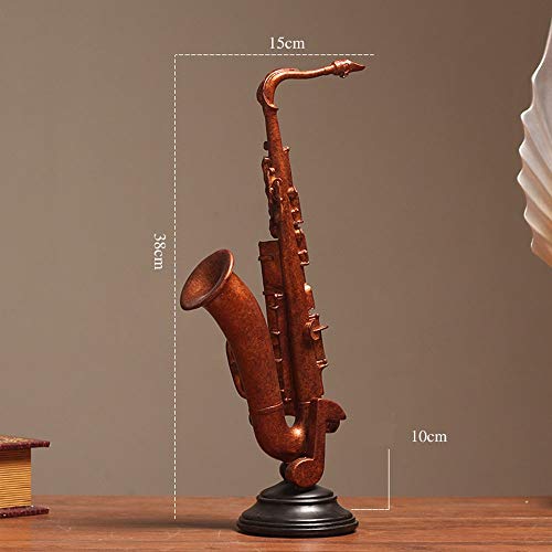 Sebasty Ornamente Retro Violine/Saxophon-Dekoration Kreatives Haus...